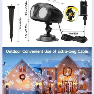 Brand new:  Snowflake Projector Light